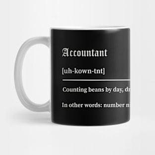 Funny Accounting Terminology Mug